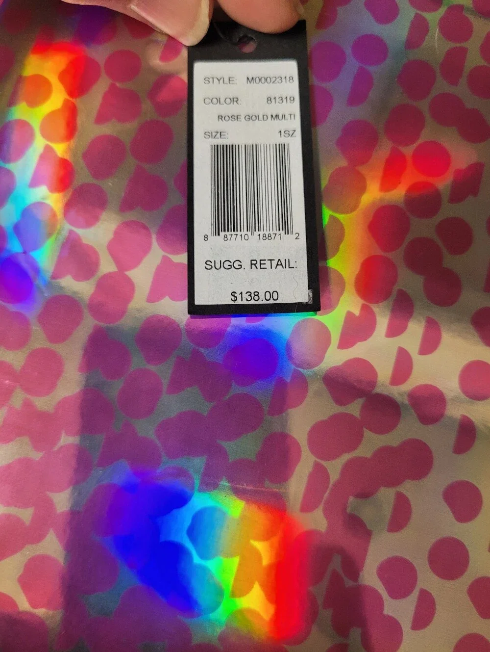 Marc by Marc Jacobs Iridescent Pink Leopard-Print IPad/Tablet Case Retails $138
